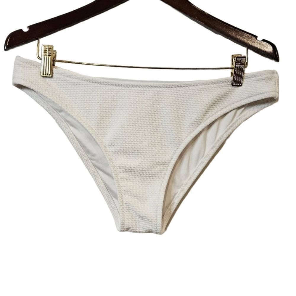 🌹White Bikini Bottoms like new sz L Shade and Shore